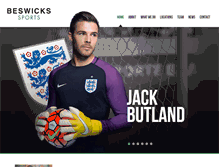 Tablet Screenshot of beswickssports.com